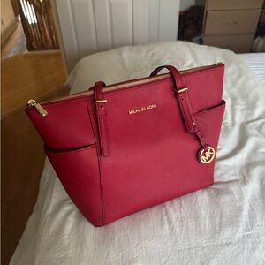 Michael Kors Cherry Red Tote